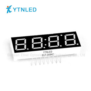 0.39inch Four digit led display Common Cathode Anode Red Orange Yellow Olivine Emerald Blue White col