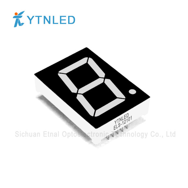 1.2inch Single digit led display Common Cathode Anode Red Orange Yellow Olivine Emerald Blue White color ELS-12101AS,BS,AG,BG,AO,BO,AY,BY,AGG,BGG,AB,BB,AW,BW