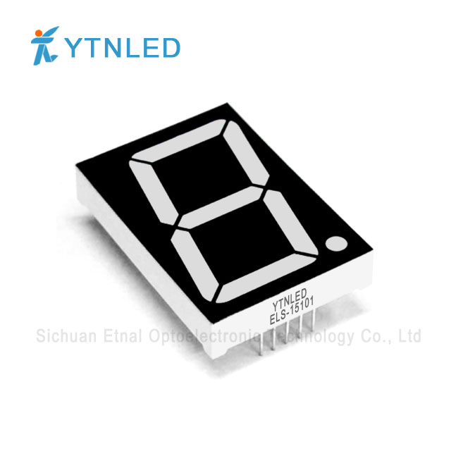 1.5inch Single digit led display Common Cathode Anode Red Orange Yellow Olivine Emerald Blue White color ELS-15101AS,BS,AG,BG,AO,BO,AY,BY,AGG,BGG,AB,BB,AW,BW