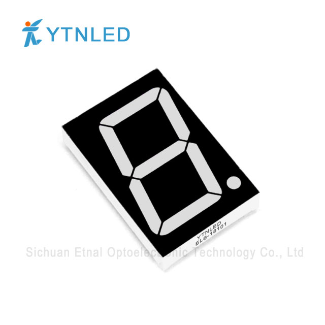 1.8inch Single digit led display Common Cathode Anode Red Orange Yellow Olivine Emerald Blue White color ELS-18101AS,BS,AG,BG,AO,BO,AY,BY,AGG,BGG,AB,BB,AW,BW