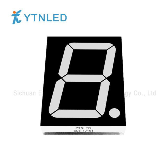 4inch Single digit led display Common Cathode Anode Red Orange Yellow Olivine Emerald Blue White color ELS-40101AS,BS,AG,BG,AO,BO,AY,BY,AGG,BGG,AB,BB,AW,BW