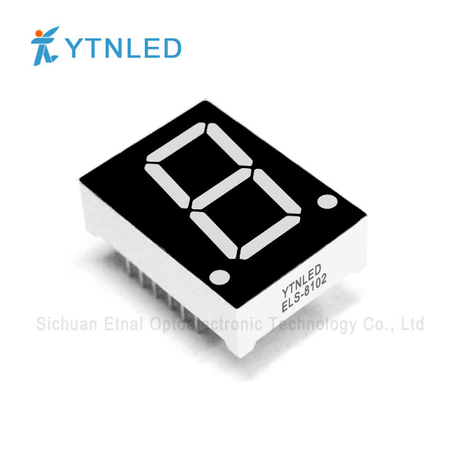 0.8inch Single digit led display Common Cathode Anode Red Orange Yellow Olivine Emerald Blue White color ELS-8102AS,BS,AG,BG,AO,BO,AY,BY,AGG,BGG,AB,BB,AW,BW