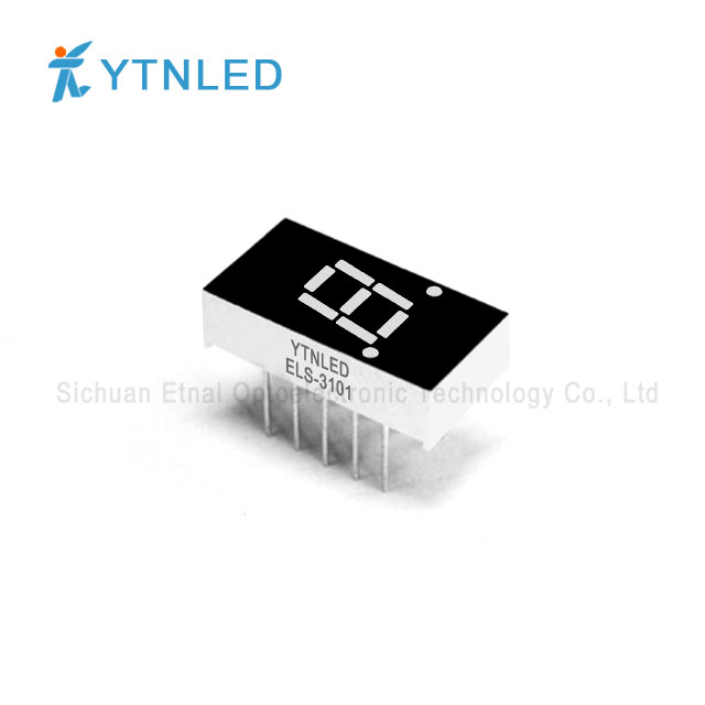 0.3inch Single digit led display Common Cathode Anode Red Orange Yellow Olivine Emerald Blue White color ELS-3101AS,BS,AG,BG,AO,BO,AY,BY,AGG,BGG,AB,BB,AW,BW